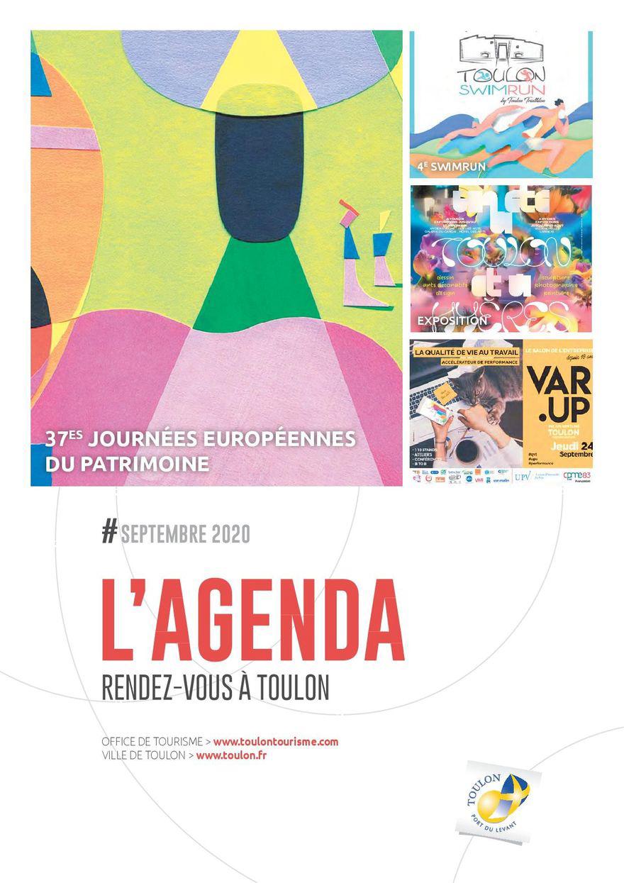 Agenda de Toulon - septembre & octobre 2020