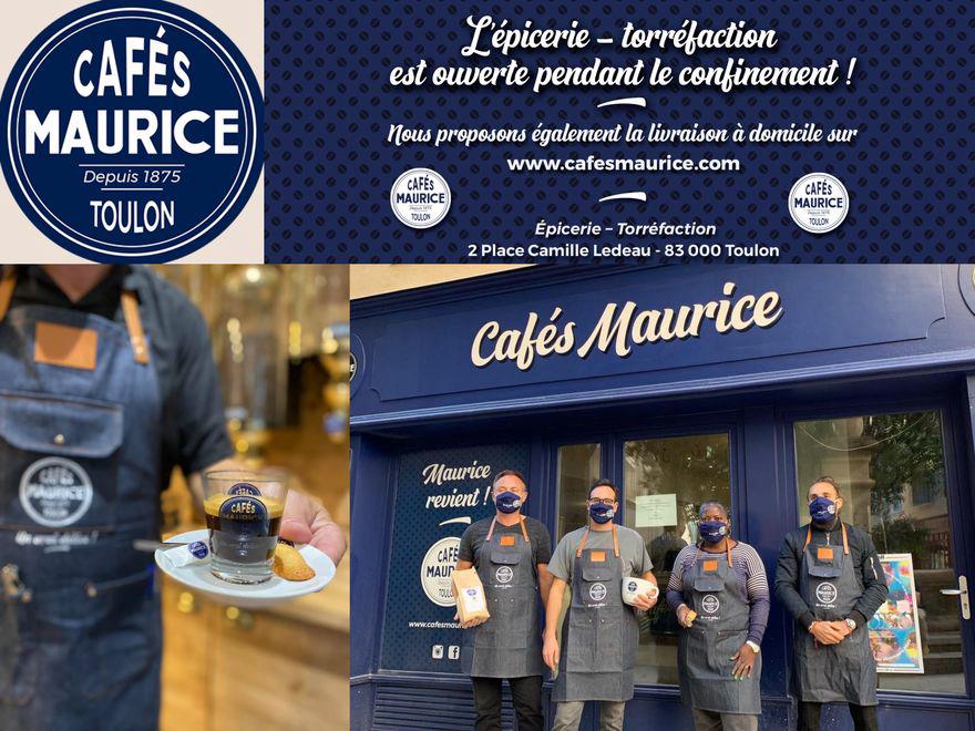 Cafés Maurice reste ouvert pendant le confinement