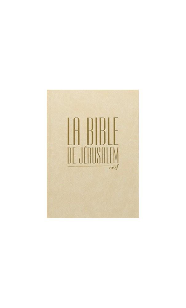 La Bible de Jérusalem, ivoire, tranche dorée 1