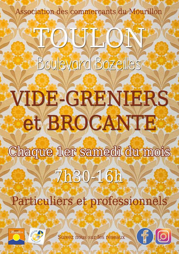 Grand retour des Vide-Grenier & Brocante - Association des commerçants du Mourillon