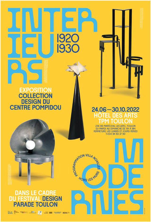  Exposition - Intérieurs modernes / Collection Design du Centre Pompidou - Festival Design Parade