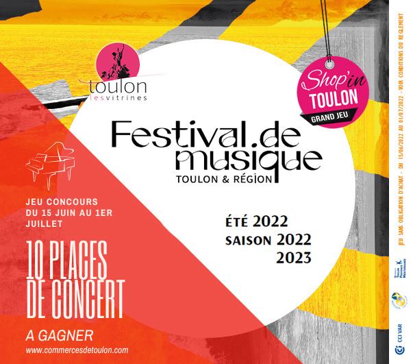 Jeu concours - Festival de musique de Toulon & sa région