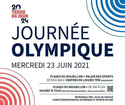 Mercredi 23 juin : Journée Olympique à Toulon