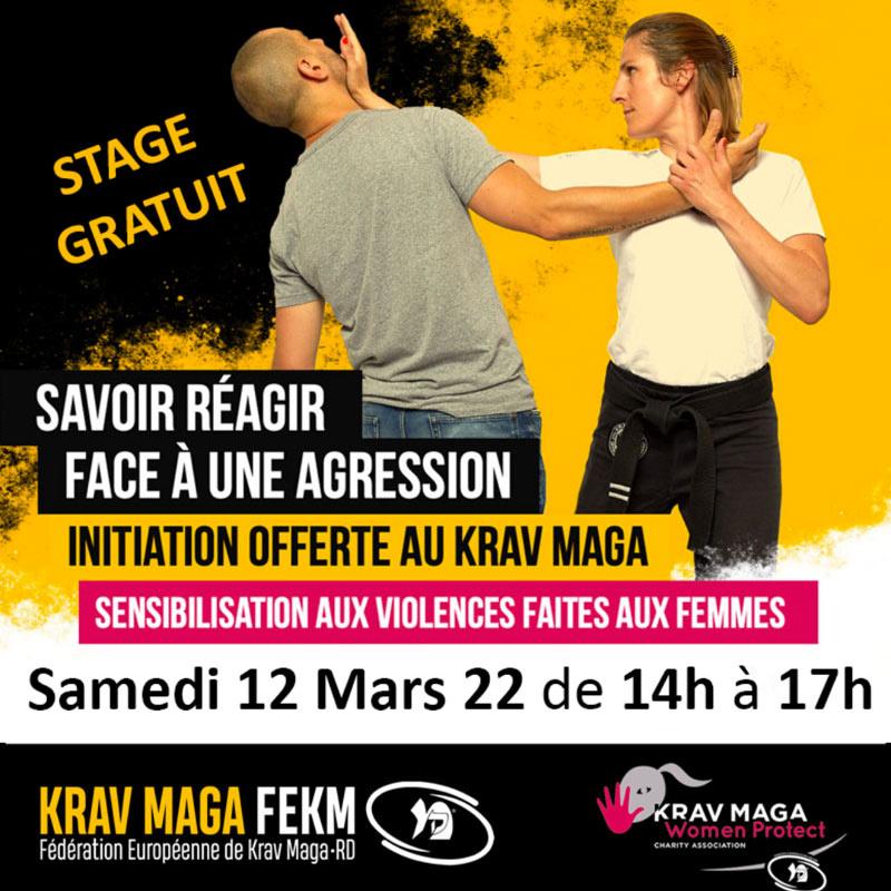 Stage gratuit Krav maga au Gymnase de la Vernette à Sanary