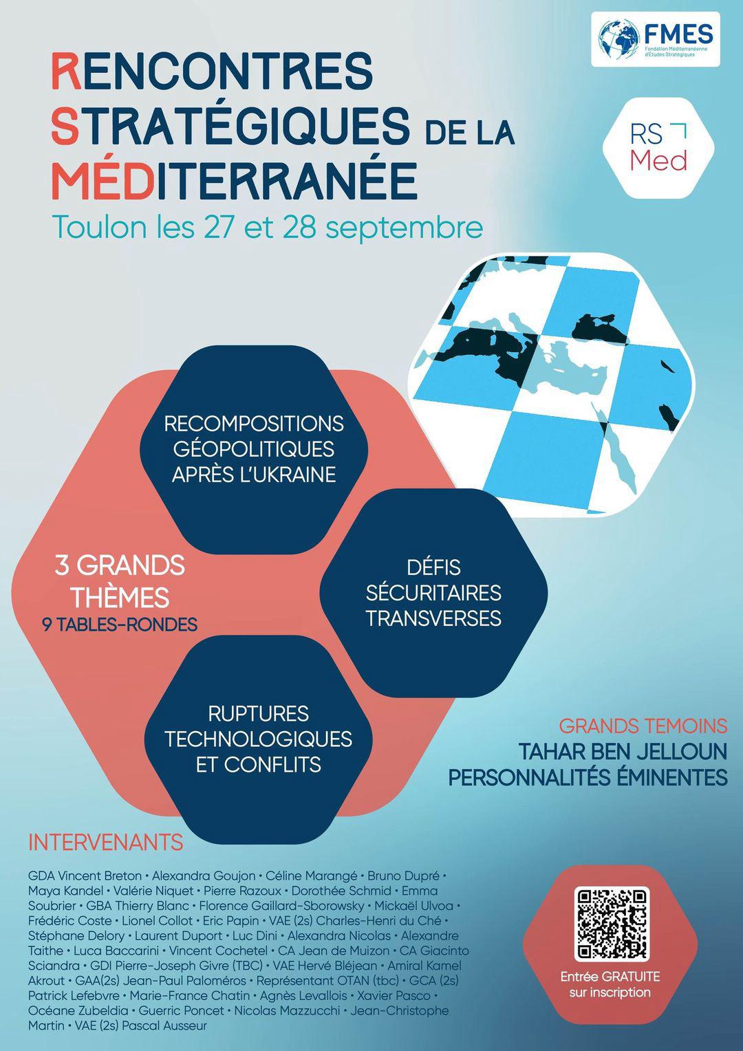[Conférence] Les Rencontres Stratégiques de la Méditerranée