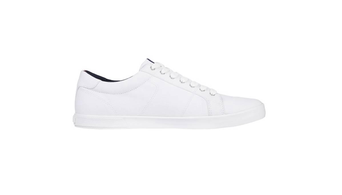 TOMMY HILFIGER ICONIC LONG LACE SNE - Basket Homme blanc 1