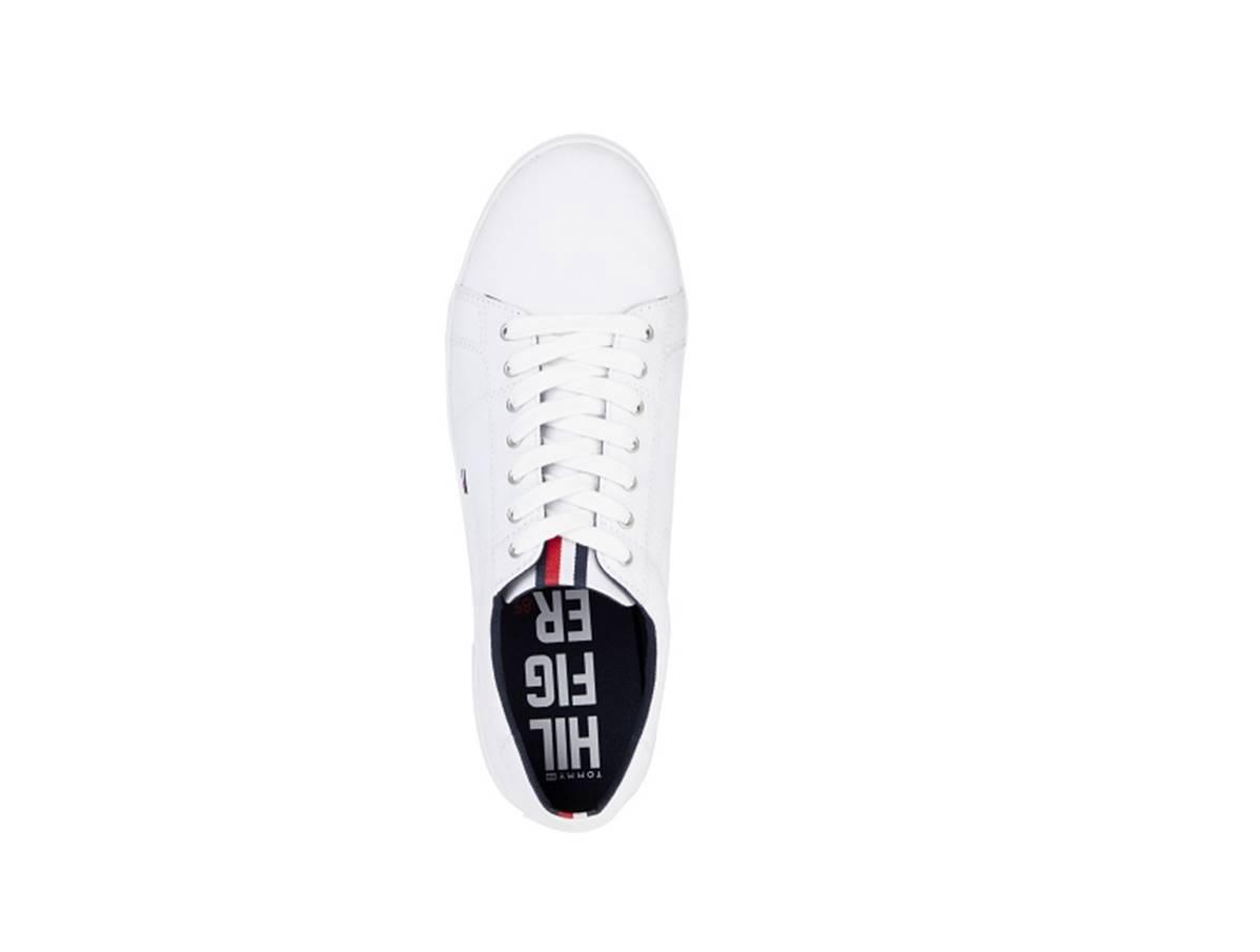 TOMMY HILFIGER ICONIC LONG LACE SNE - Basket Homme blanc 3