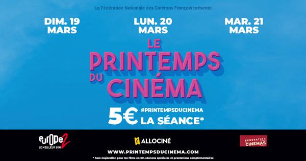 Printemps du Cinéma - 5€ la séance