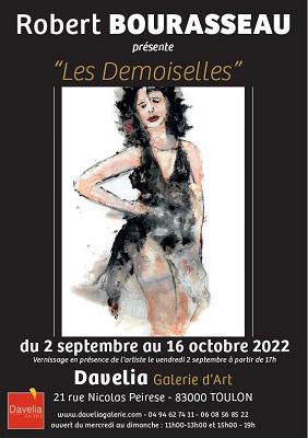 Vernissage le 2 septembre 2022 à 18h00 à la Galerie Davelia