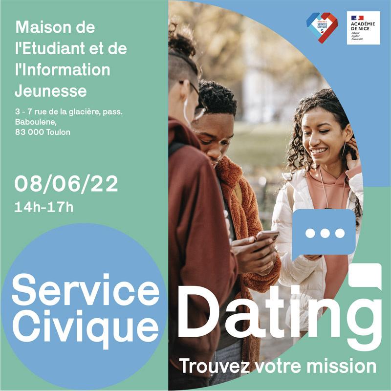 [Evénement] Service Civique Dating - Maison de l'étudiant et de l'information jeunesse
