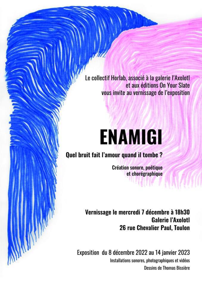 Expo « Enamigi » à la Galerie l'axolotl