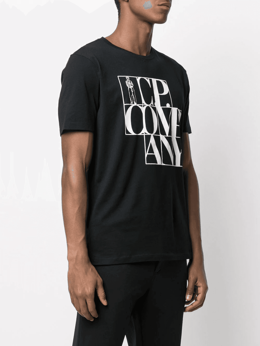 T-shirt CP COMPANY Noir 3
